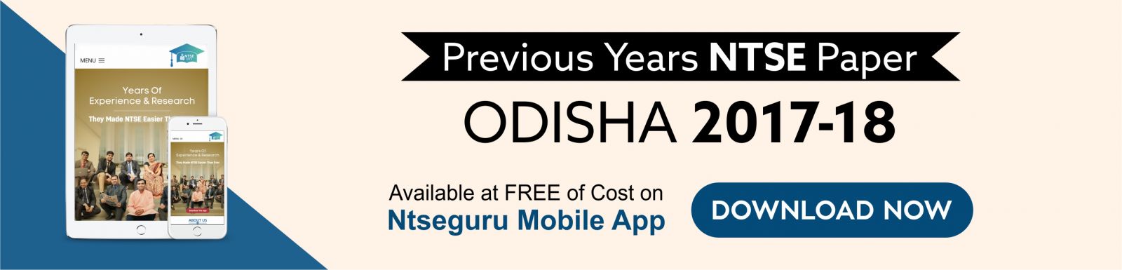 NTSE PreviousÂ Year Question Paper Odisha 2017-18