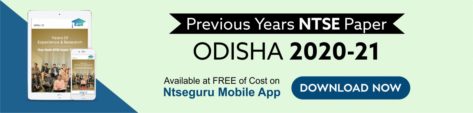 NTSE PreviousÂ Year Question Paper Odisha 2020-21