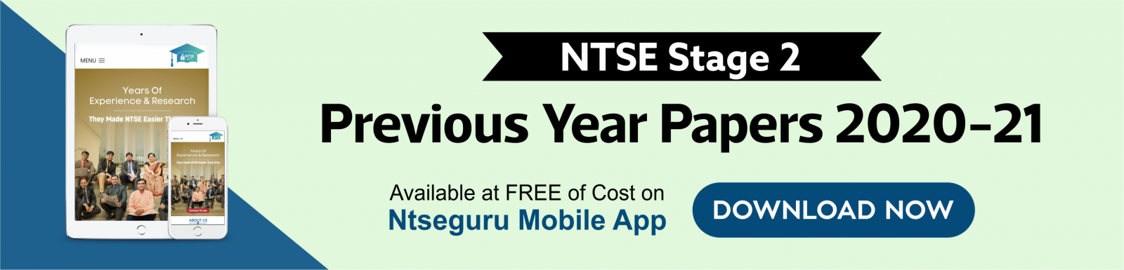 NTSE Stage 2 Previous Year Papers 2020-21